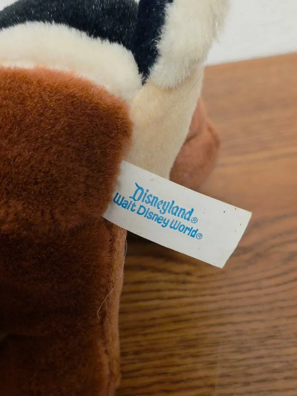 Plush Disney Rescue Range Chip from Chip & Dale - Vintage 1989 - Stuffed Animal